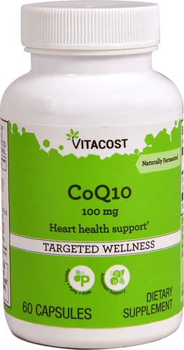 CoQ10 Vitacost 100mg - 60 Cápsulas: Energia e Saúde Cardiovascular