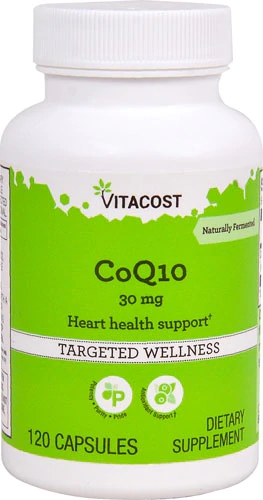 CoQ10 30mg Vitacost - 120 Cápsulas: Energia e Saúde para o seu Coração