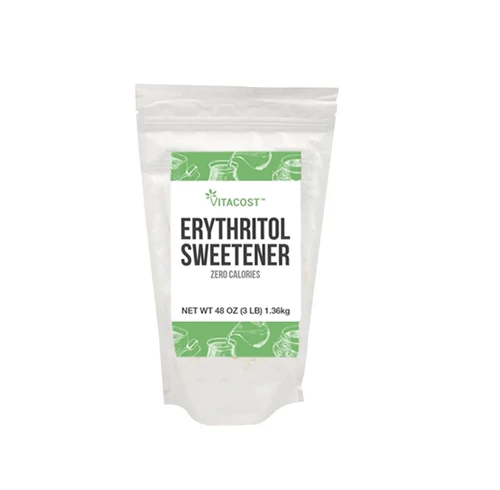 Adoçante Vitacost Eritritol Zero Calorias - 1360g (3 LB)