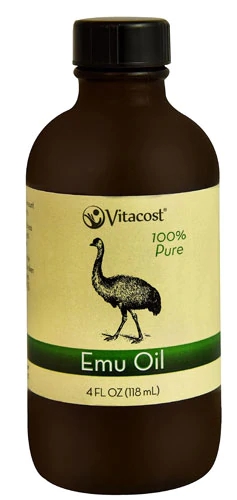 Óleo de Emu Puro Vitacost 100% Natural 118ml para Cuidados da Pele