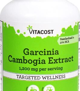Extrato de Garcinia Cambogia Vitacost 1200mg - 60 Cápsulas para Controle de Peso