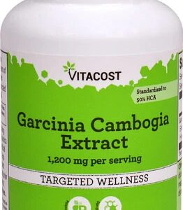 Extrato de Garcinia Cambogia Vitacost 1200mg por Dose - 90 Cápsulas