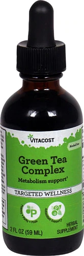 Vitacost Green Tea Complex Sem Álcool - Extrato de Chá Verde Puro 59ml
