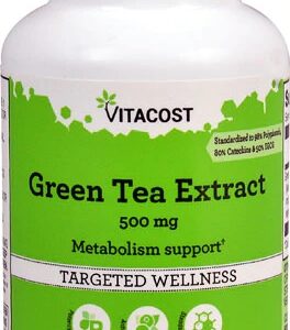 Extrato de Chá Verde Vitacost Padronizado 500mg - 100 Cápsulas
