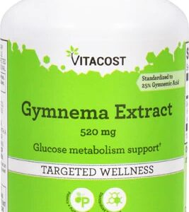 Gymnema Sylvestre 520mg - 120 Cápsulas - Vitacost: Controle de Açúcar Natural