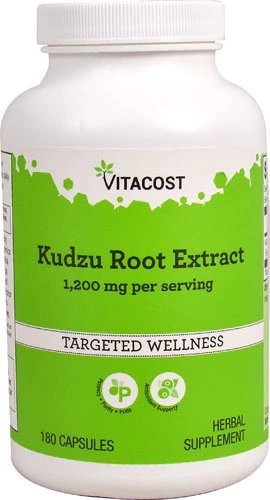 Extrato de Raiz de Kudzu Vitacost - 1200mg por Dose - 180 Cápsulas