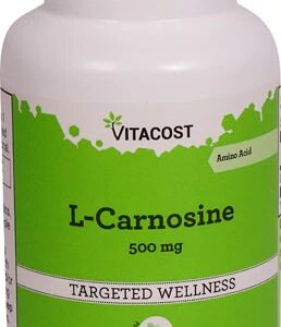 L-Carnosina Vitacost 500 mg - 90 Cápsulas: Potencialize Sua Saúde e Bem-Estar