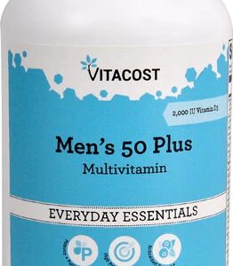 Vitacost Men's 50 Plus Multivitamínico - 120 Comprimidos: Saúde Completa para Homens Acima de 50 Anos