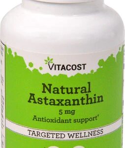 Astaxantina Vitacost 5mg - 60 Cápsulas Gelatinosas: Poder Antioxidante Natural