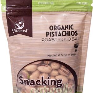 Comprar vitacost organic dry-roasted unsalted pistachios -- 6. 5 oz (184 g) preço no brasil food & beverages nuts pistachios suplementos em oferta suplemento importado loja 13 online promoção -