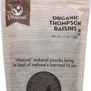 Comprar vitacost organic thompson raisins -- 13 oz (369 g) preço no brasil coconut dried fruit food & beverages fruit suplementos em oferta suplemento importado loja 71 online promoção -