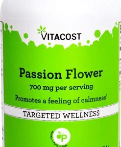 Vitacost Flor de Maracujá - 700mg por Dose - 300 Cápsulas