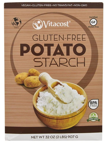 Farinha de Amido de Batata Vitacost - Não OGM e Sem Glúten - 907g (2 lbs)