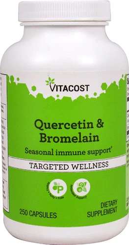 Vitacost Quercetin & Bromelain -- 250 Capsules