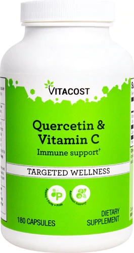 Vitacost Quercetin & Vitamin C -- 180 Capsules