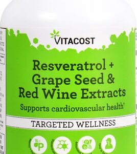 Comprar vitacost resveratrol + grape seed & red wine extracts -- 240 capsules preço no brasil anti-aging formulas resveratrol suplementos em oferta vitamins & supplements suplemento importado loja 259 online promoção -