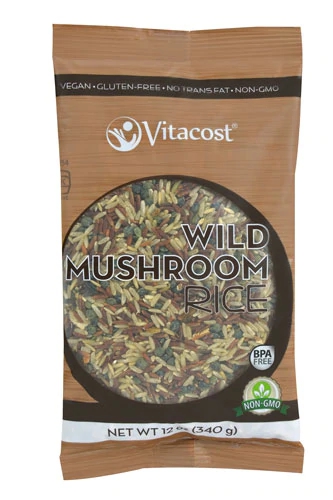 Vitacost Arroz, Cogumelo e Lentilha Verde - 340g: Refeição Saudável e Prática