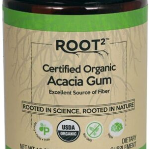 Fibra de Acácia Orgânica Certificada ROOT2 Vitacost - Não OGM - 283g