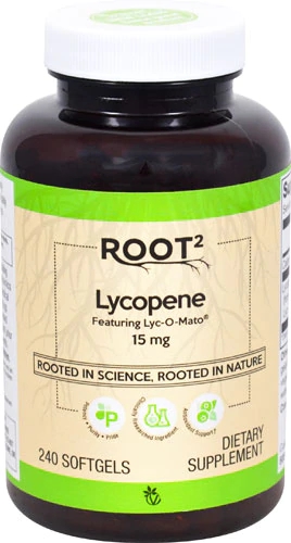 Vitacost ROOT2 Lycopene Featuring Lyc-O-Mato® -- 15 mg - 240 Softgels