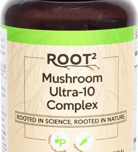 Vitacost ROOT2 Mushroom Ultra-10 Complex 120 Cápsulas - Potencialização Imunológica e Bem-Estar
