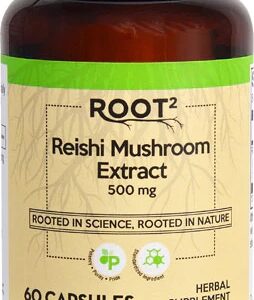 Vitacost ROOT2 Reishi Mushroom Extract - Standardized -- 500 mg - 60 Capsules