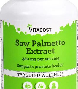 Vitacost Saw Palmetto Extract -- 320 mg per serving - 60 Softgels