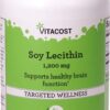Comprar vitacost soy lecithin -- 1200 mg - 300 softgels preço no brasil dried veggie snacks food & beverages snacks suplementos em oferta suplemento importado loja 3 online promoção -