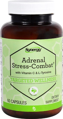Vitacost Synergy Adrenal Stress-Combat 60 Cápsulas - Combate ao Estresse Adrenal