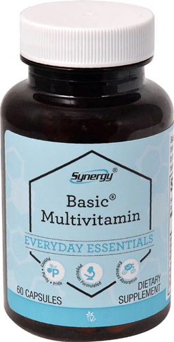 Vitacost Synergy Basic Multivitamínico - 60 Cápsulas - Energia e Bem-Estar Essencial