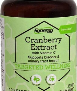 Vitacost Synergy Cranberry Extract - Standardized -- 400 mg with Vitamin C - 120 Capsules