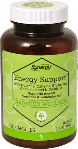 Vitacost Synergy Energy Support Suplemento Energético 120 Cápsulas