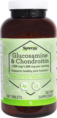 Vitacost Synergy Glucosamina e Condroitina 1500mg/1200mg - 240 Comprimidos