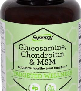 Vitacost Synergy Glucosamina Condroitina MSM - 120 Cápsulas para Saúde das Articulações