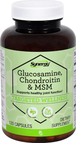 Vitacost Synergy Glucosamina Condroitina MSM - 120 Cápsulas para Saúde das Articulações