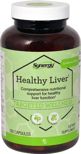 Vitacost Synergy Healthy Liver Suplemento Hepático - 180 Cápsulas