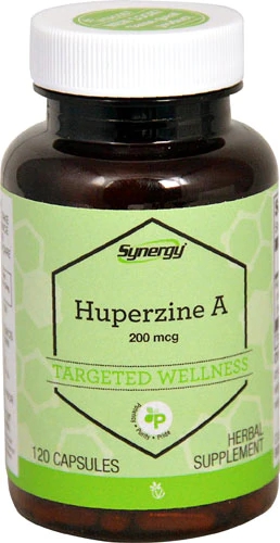 Huperzine A 200mcg 120 Cápsulas - Vitacost Synergy para Suporte Cognitivo