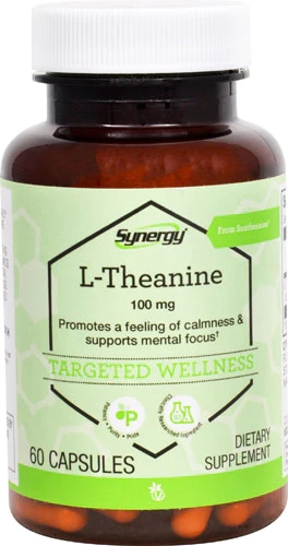 L-Teanina Suntheanine® Vitacost 100mg - 60 Cápsulas para Relaxamento e Foco