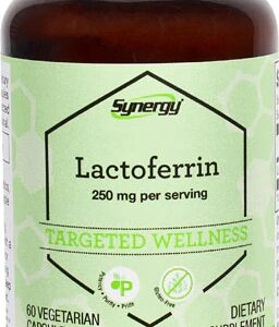 Vitacost Synergy Lactoferrin 250mg - 60 Cápsulas Vegetarianas