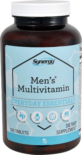 Vitacost Synergy Men's Multivitamínico Completo - 180 Comprimidos: Energia e Vitalidade para o Homem Moderno