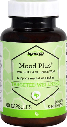 Vitacost Synergy Mood Plus 60 Cápsulas: Equilíbrio Emocional com 5-HTP e Erva de São João