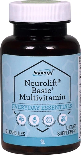 Vitacost Synergy Neurolift Basic Multivitamínico 60 Cápsulas - Potencialize seu Bem-Estar