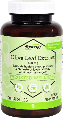 Extrato de Folha de Oliveira Vitacost Synergy Padronizado 500 mg - 120 Cápsulas