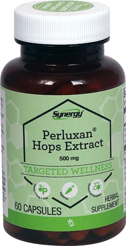 Extrato de Lúpulo Vitacost Synergy Perluxan® - 500 mg - 60 Cápsulas