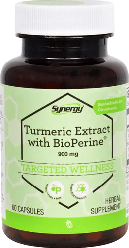 Extrato de Cúrcuma com BioPerine® Vitacost Synergy - 900 mg - 60 Cápsulas
