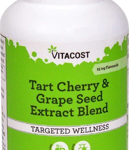 Extrato de Cereja Tart e Semente de Uva Vitacost - 120 Cápsulas