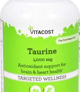 Vitacost Taurina 1000mg - 100 Cápsulas: Energia e Bem-Estar Essenciais
