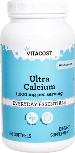 Vitacost Ultra Cálcio 1200mg com Vitamina D3 700IU - 120 Cápsulas Gelatinosas