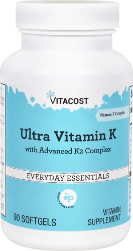 Vitacost Ultra Vitamina K com Complexo Avançado K2 - 90 Softgels