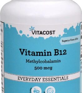 Vitamina B12 Metilcobalamina Vitacost 500mcg - 300 Cápsulas