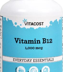 Vitacost Vitamina B12 de Liberação Lenta 1000 mcg - 60 Comprimidos